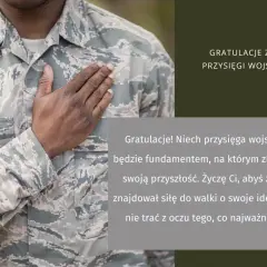 Idealne życzenia na przysięgę wojskową? Oto wzory i porady!