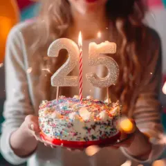 Życzenia na 25 urodziny: Od serca po śmieszne znajdź idealne!