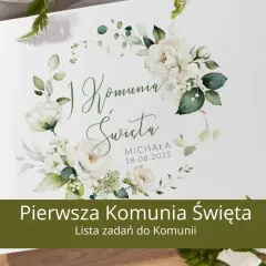Komunia Święta chłopca: Checklista od A do Z
