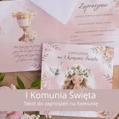 Komunię czy komunię? Poprawna forma na zaproszenie