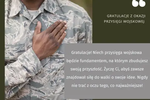 Idealne życzenia na przysięgę wojskową? Oto wzory i porady!