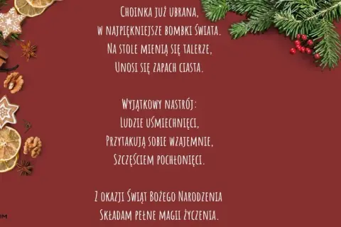 Życzenia bożonarodzeniowe: Gotowe teksty na każdą okazję!