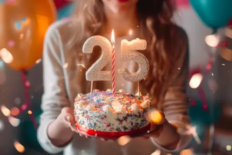 Życzenia na 25 urodziny: Od serca po śmieszne znajdź idealne!