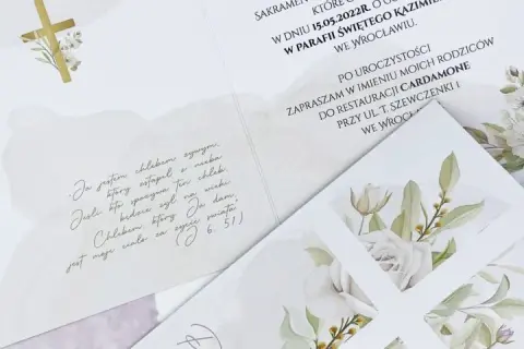 Jak zrobić zaproszenia na komunię? Poradnik krok po kroku