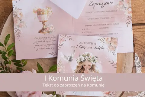 Komunię czy komunię? Poprawna forma na zaproszenie