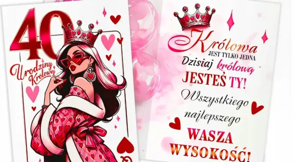 Życzenia na 40 urodziny: Gotowe teksty, które wzruszą lub rozbawią