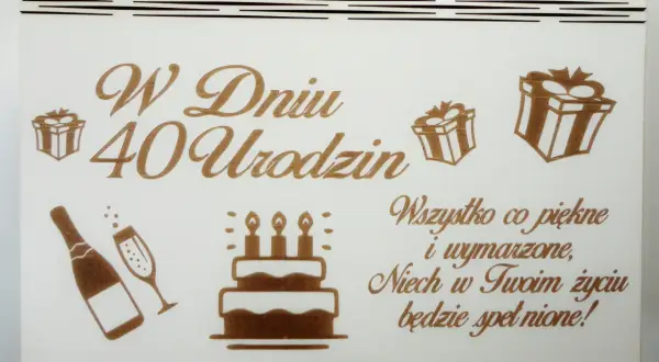 Życzenia na 40 urodziny dla kolegi: Śmieszne, poważne, oryginalne!