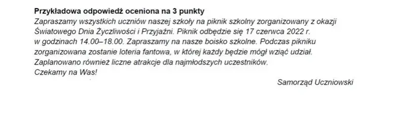 Idealne zaproszenie na egzamin ósmoklasisty? Poznaj 5 zasad!