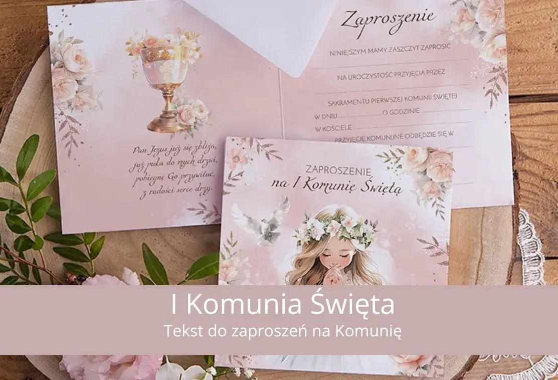 Komunię czy komunię? Poprawna forma na zaproszenie