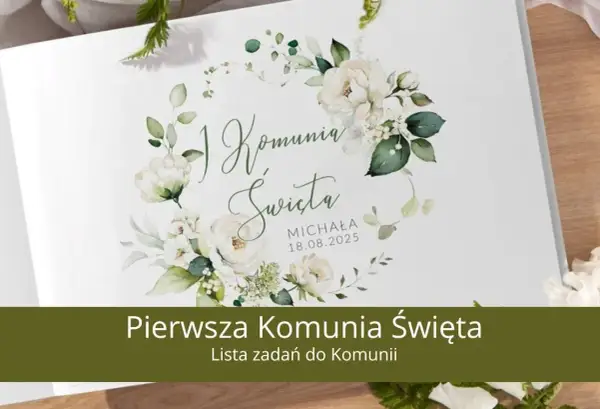 Komunia Święta chłopca: Checklista od A do Z
