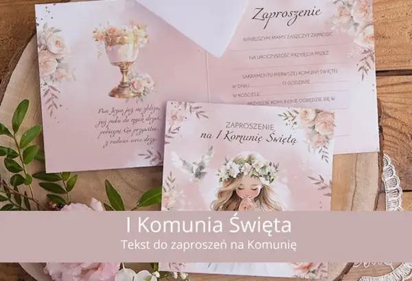 Komunię czy komunię? Poprawna forma na zaproszenie