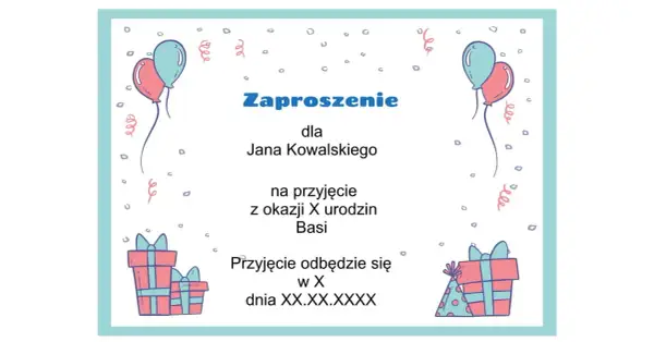 Jak napisać zaproszenie na urodziny? Gotowe wzory i porady!